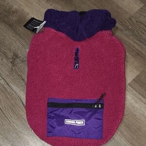 Canada Pooch Pink and Purple Dog Fleece Nwt Sz 18